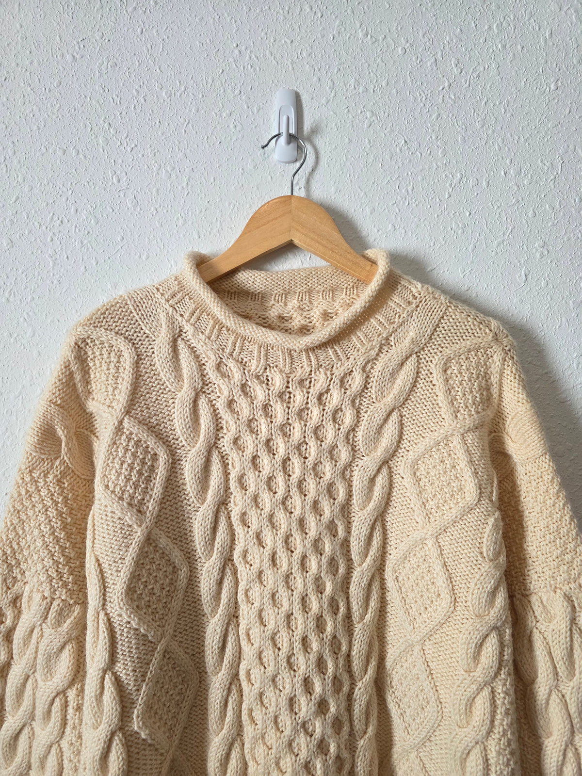 Chunky Cable Knit Rory Sweater (L-2X)