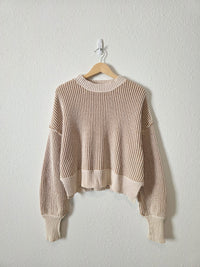 NEW Striped Chenille Sweater (L)