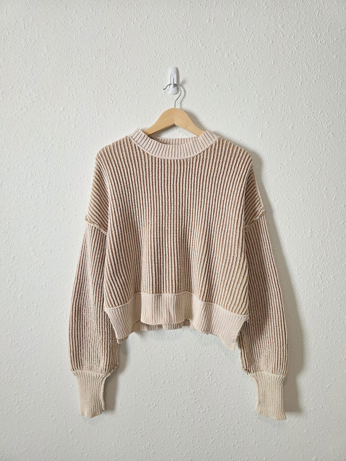 NEW Striped Chenille Sweater (L)