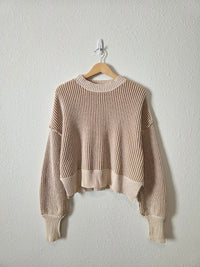 NEW Striped Chenille Sweater (L)