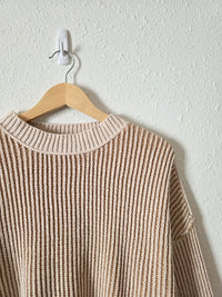 NEW Striped Chenille Sweater (L)