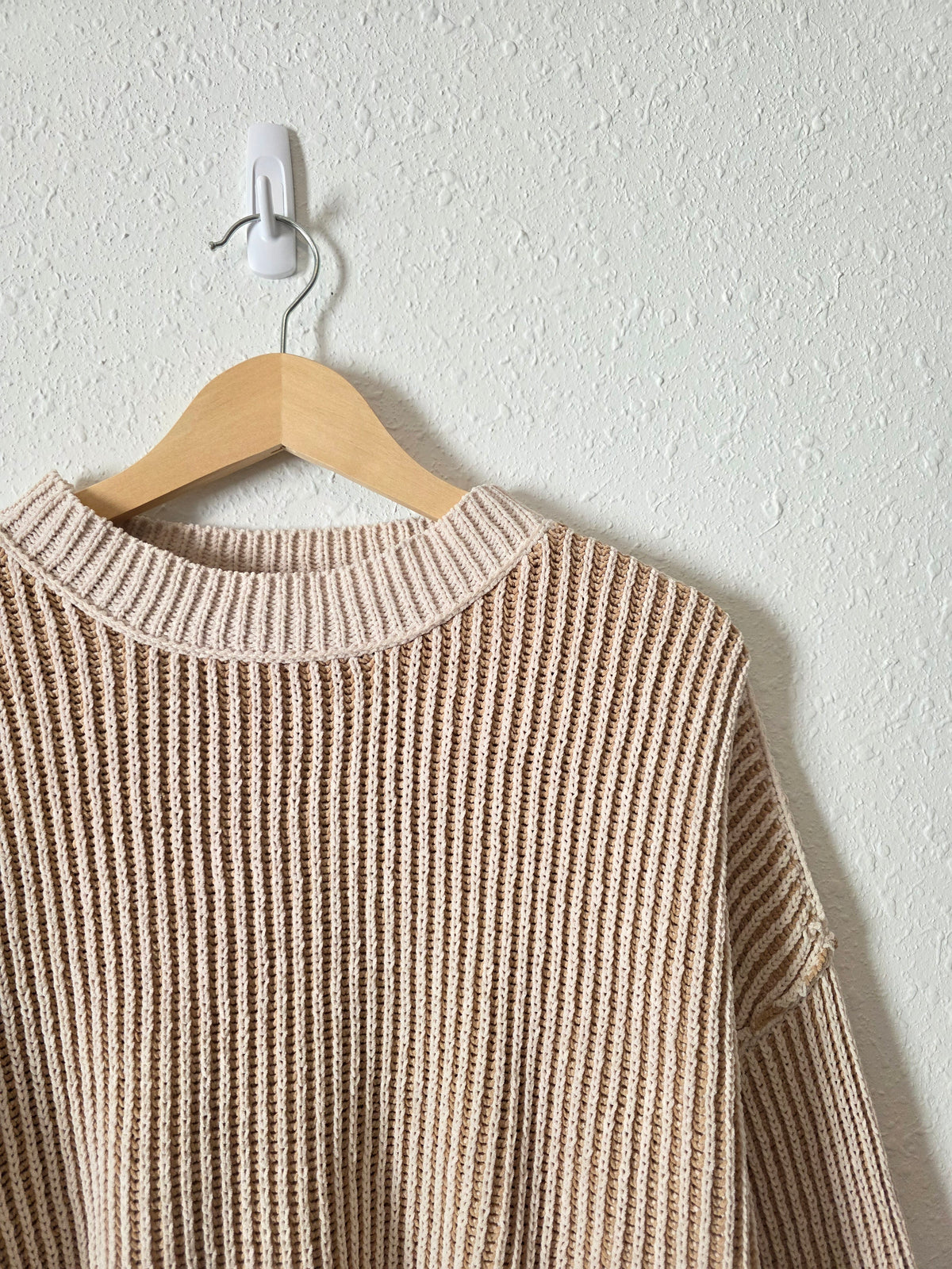 NEW Striped Chenille Sweater (L)