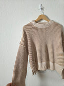 NEW Striped Chenille Sweater (L)