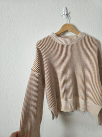 NEW Striped Chenille Sweater (L)