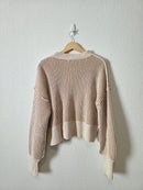NEW Striped Chenille Sweater (L)