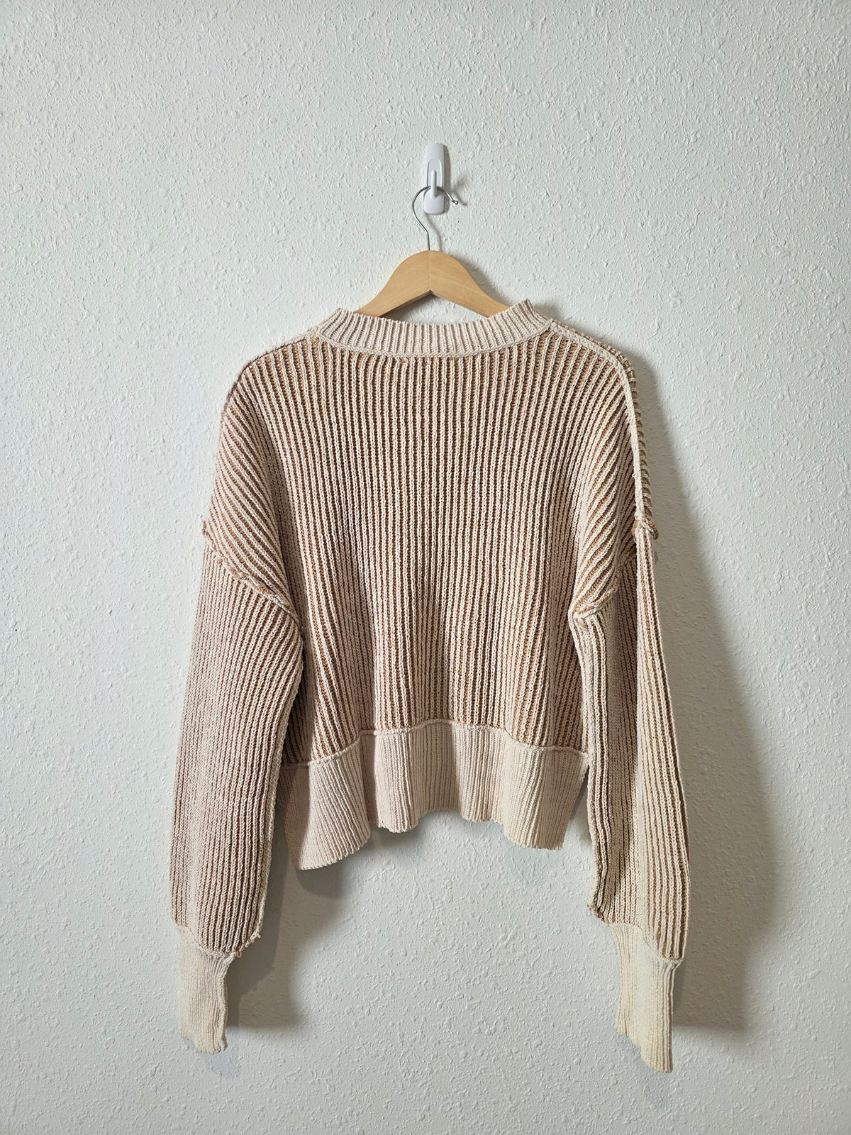 NEW Striped Chenille Sweater (L)