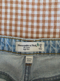 Abercrombie The Loose High Rise Jeans (27/4 short)