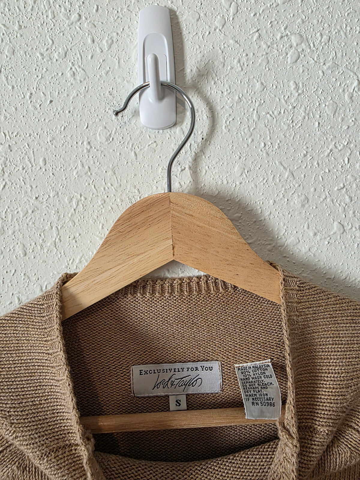 Vintage Mock Neck Sweater (S)