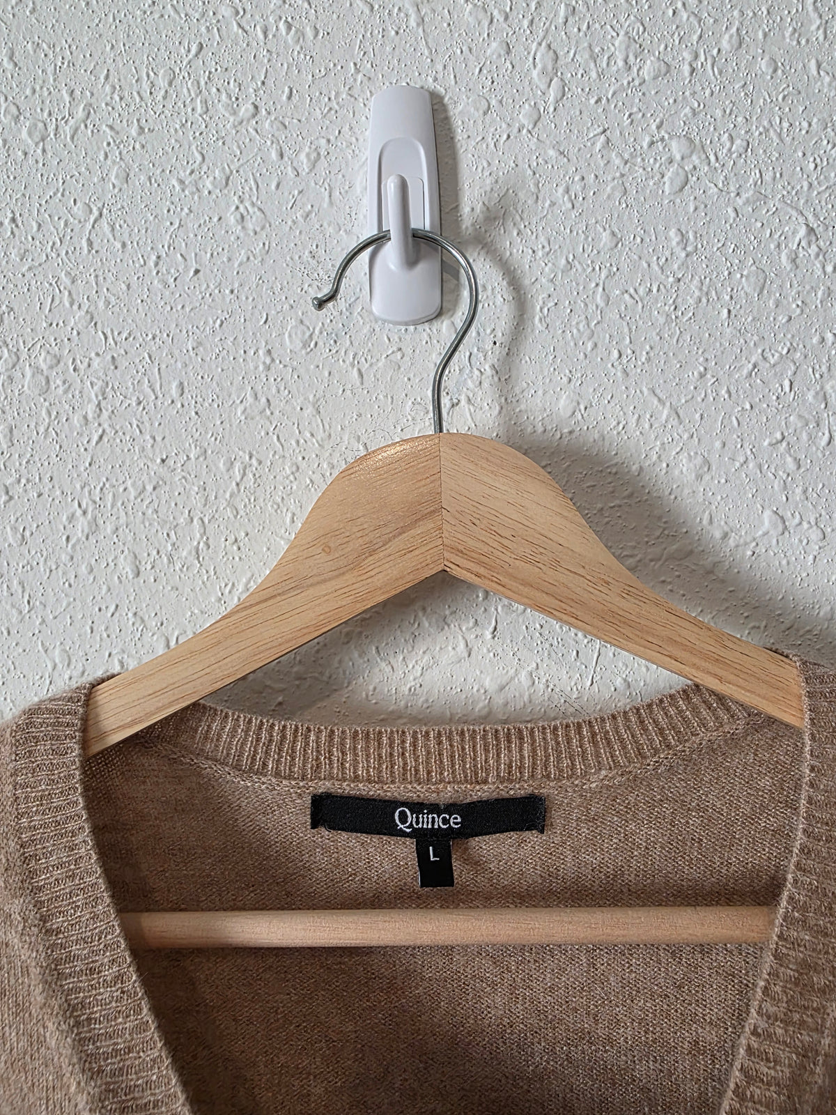 Quince Cashmere Crewneck Sweater (L)