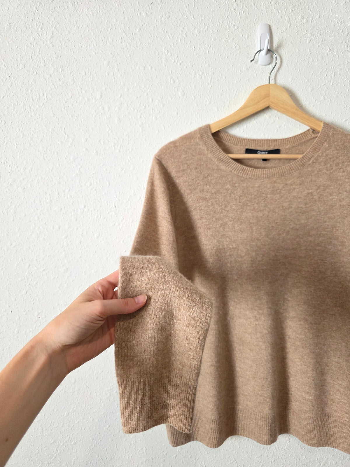 Quince Cashmere Crewneck Sweater (L)