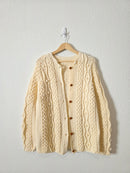 Handmade Chunky Knit Cardigan (S/M)