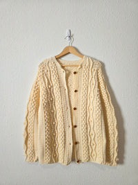 Handmade Chunky Knit Cardigan (S/M)