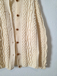 Handmade Chunky Knit Cardigan (S/M)