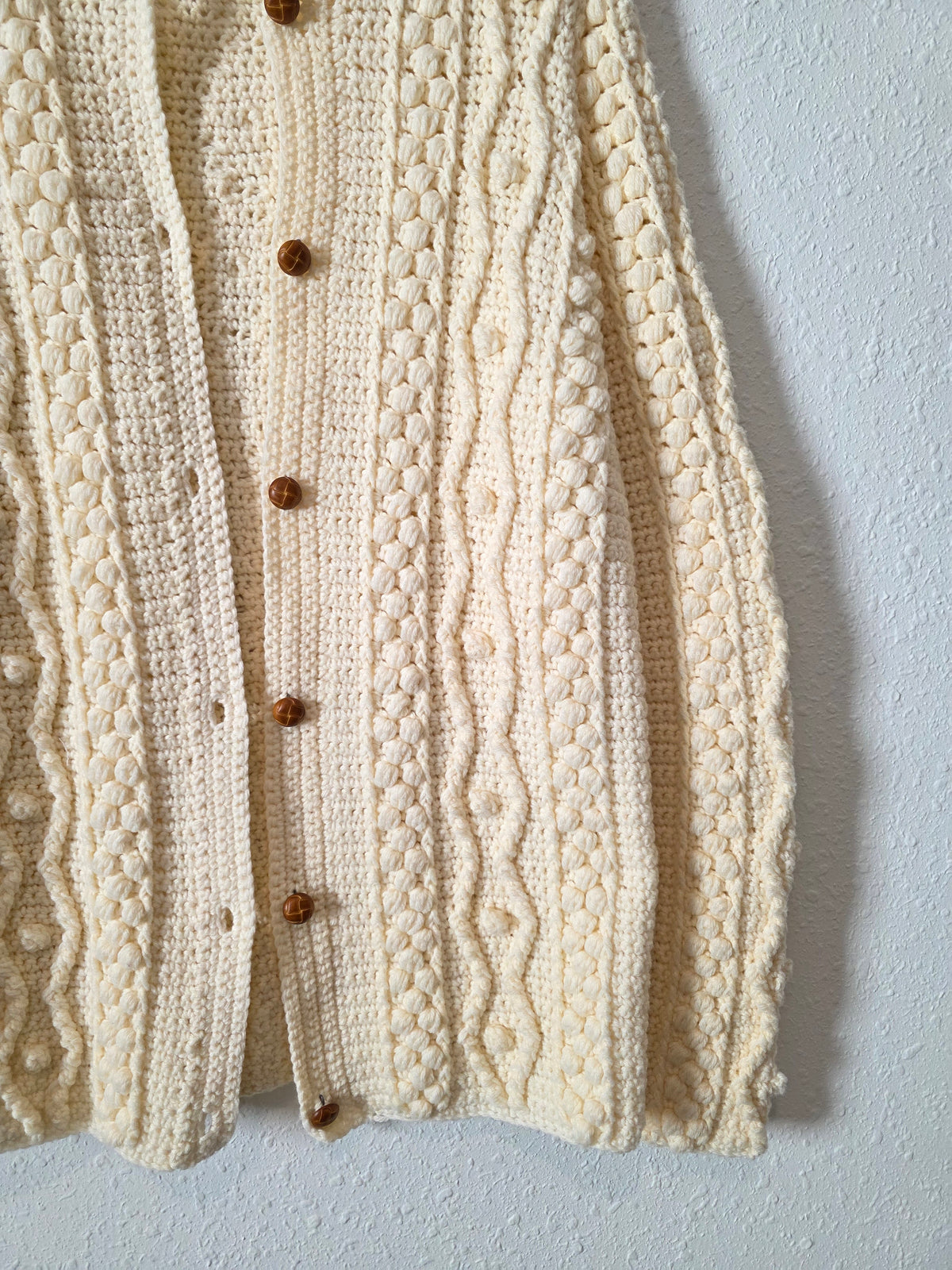Handmade Chunky Knit Cardigan (S/M)