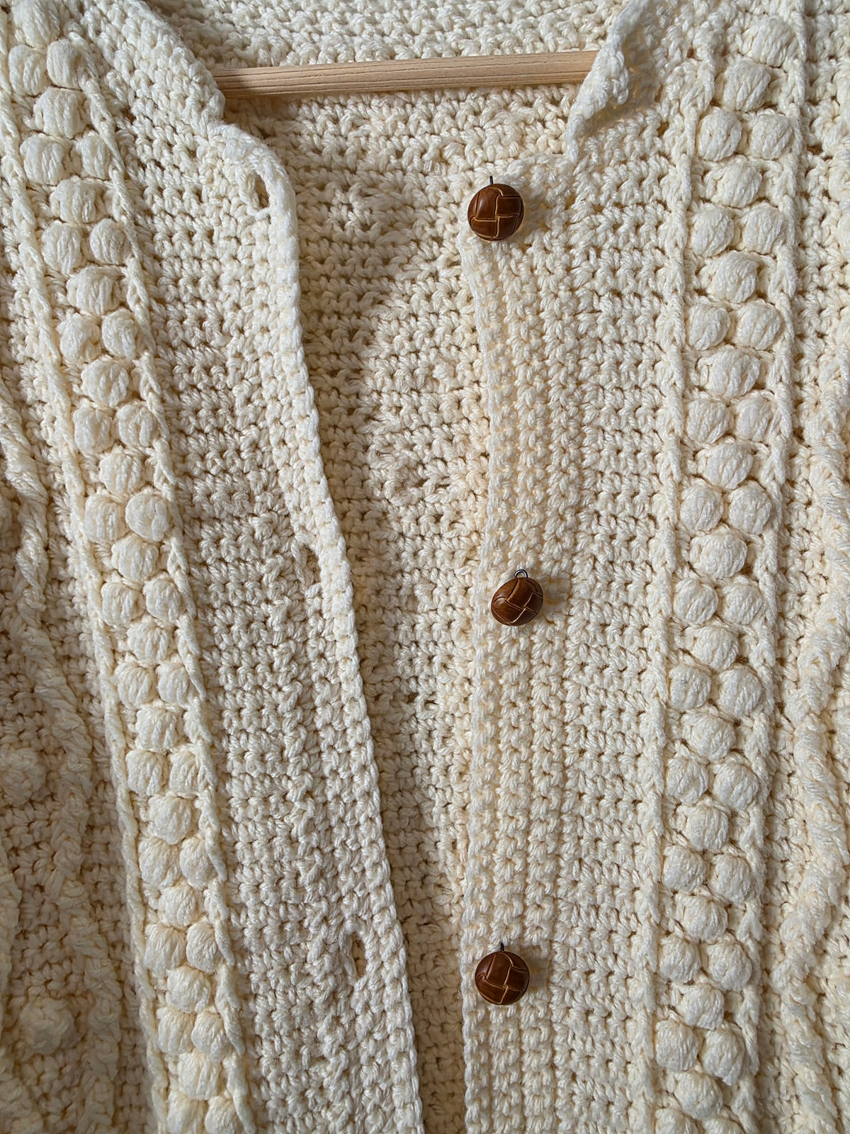 Handmade Chunky Knit Cardigan (S/M)