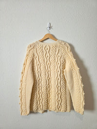 Handmade Chunky Knit Cardigan (S/M)