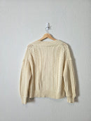 J.Crew V Neck Cotton Sweater (M)