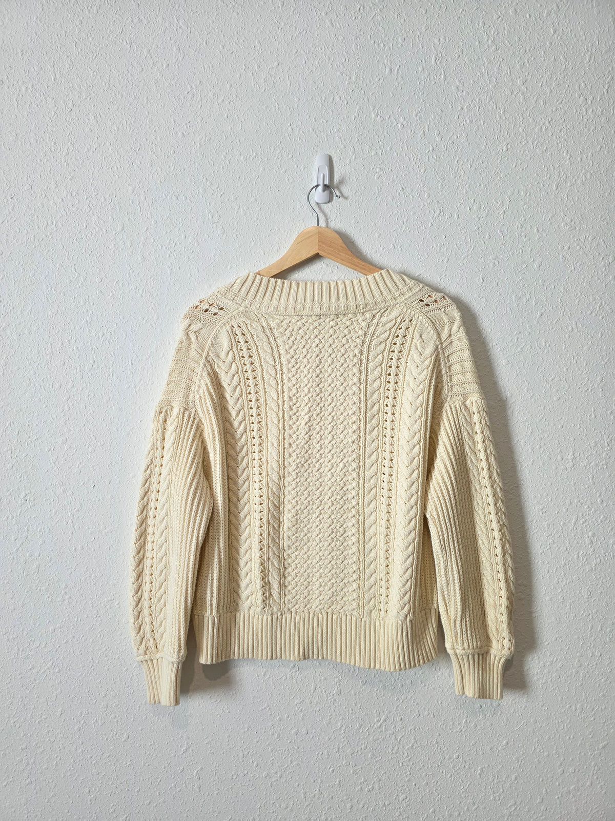 J.Crew V Neck Cotton Sweater (M)