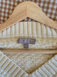 J.Crew V Neck Cotton Sweater (M)