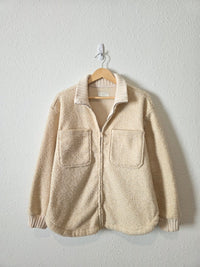 Z Supply Cozy Sherpa Zip Up Jacket (XS)