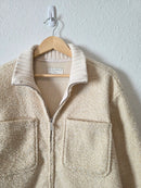 Z Supply Cozy Sherpa Zip Up Jacket (XS)