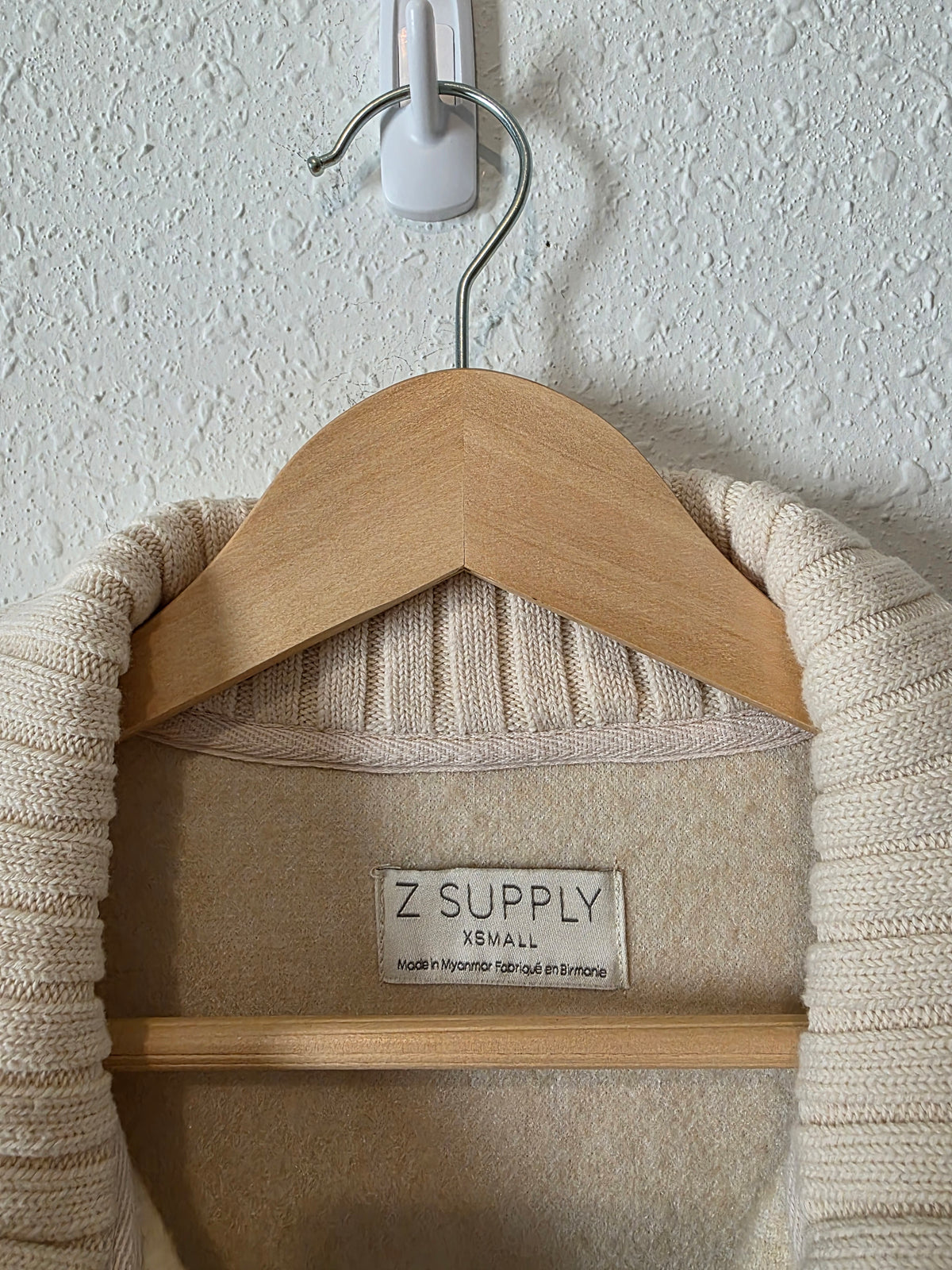 Z Supply Cozy Sherpa Zip Up Jacket (XS)
