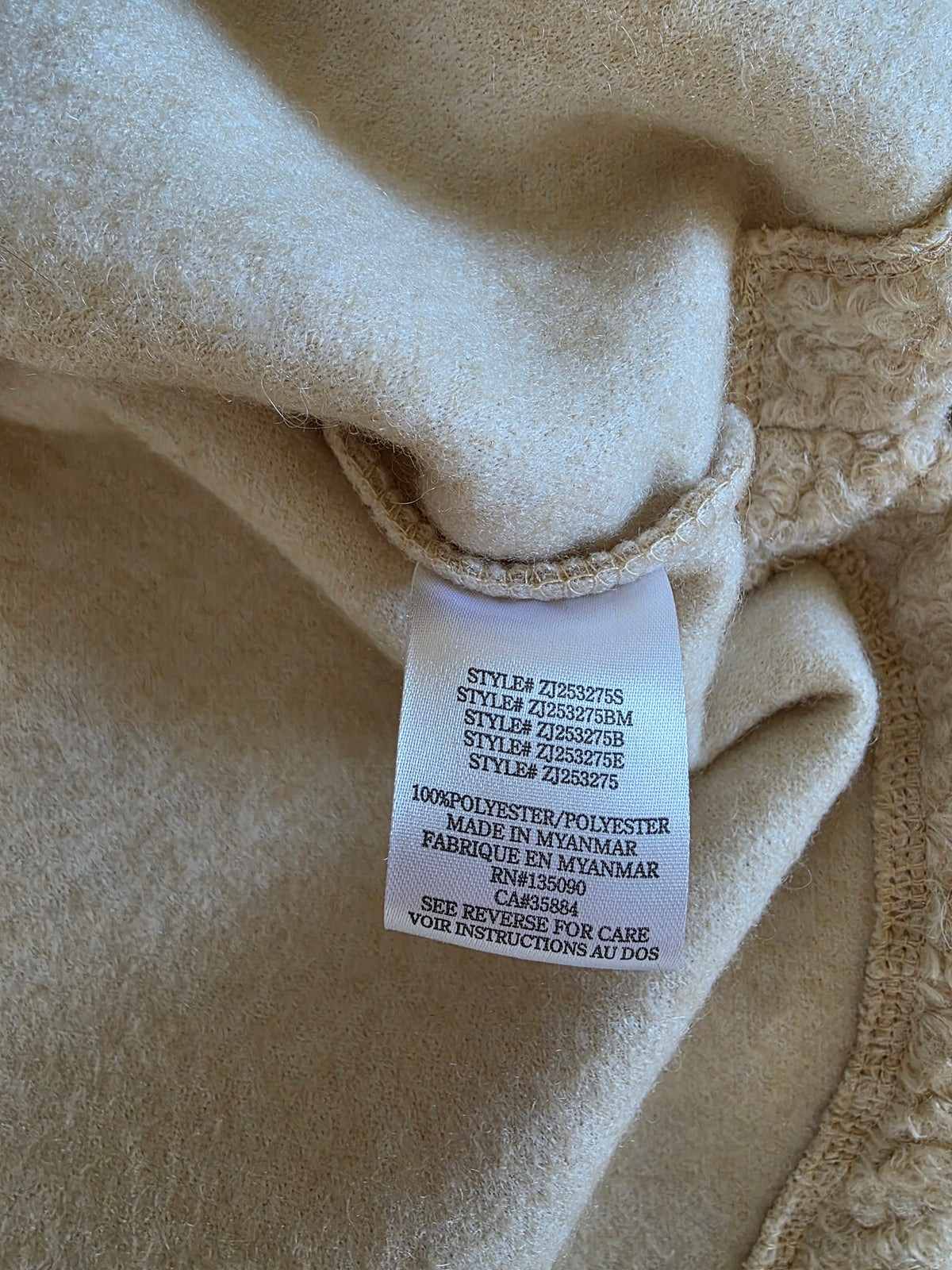 Z Supply Cozy Sherpa Zip Up Jacket (XS)