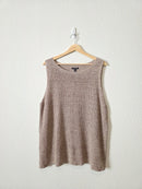 Eileen Fisher Organic Linen Knit Tank (L)
