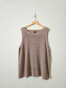 Eileen Fisher Organic Linen Knit Tank (L)