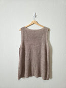 Eileen Fisher Organic Linen Knit Tank (L)
