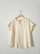 Quince Organic Cotton Gauze Top (L)