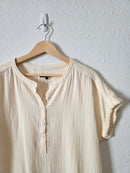 Quince Organic Cotton Gauze Top (L)