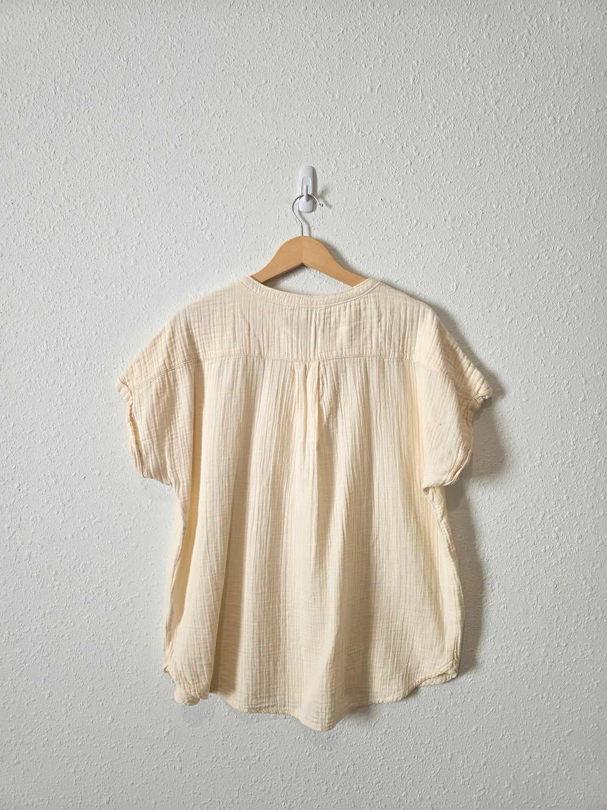 Quince Organic Cotton Gauze Top (L)