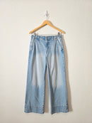 Loft Light Wash Wide Leg Jeans (28/6)