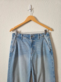 Loft Light Wash Wide Leg Jeans (28/6)