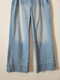 Loft Light Wash Wide Leg Jeans (28/6)