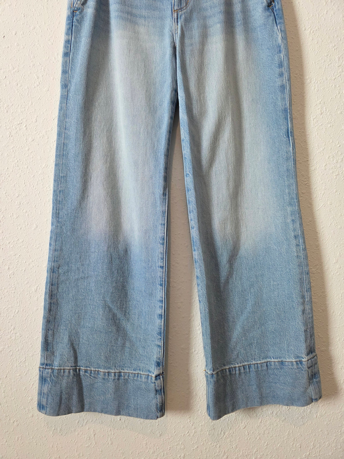 Loft Light Wash Wide Leg Jeans (28/6)