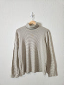 NEW Vintage Striped Turtleneck Top (L)