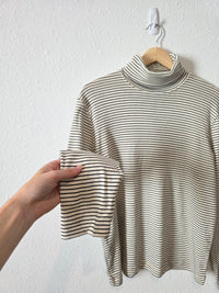 NEW Vintage Striped Turtleneck Top (L)