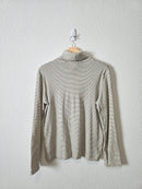 NEW Vintage Striped Turtleneck Top (L)