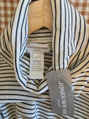 NEW Vintage Striped Turtleneck Top (L)