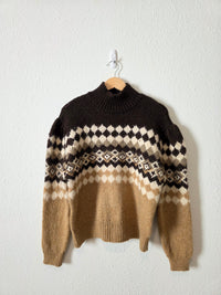 NEW Fairisle Turtleneck Sweater (S)