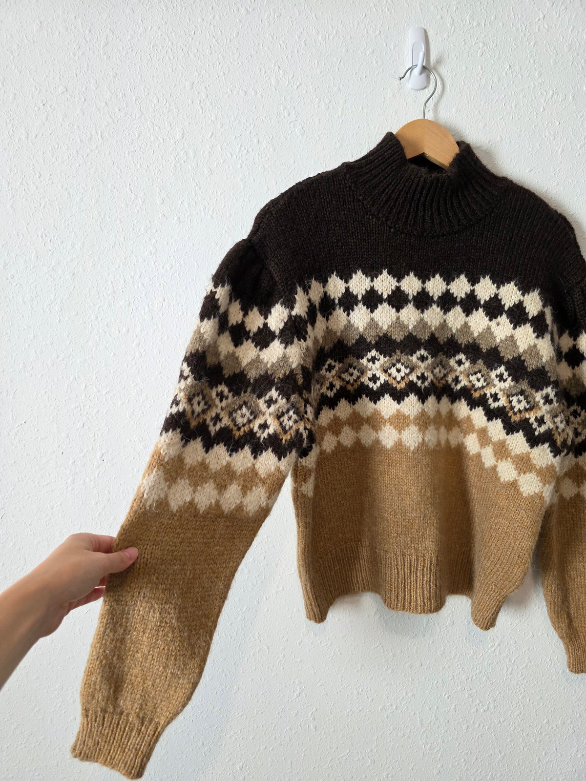 NEW Fairisle Turtleneck Sweater (S)