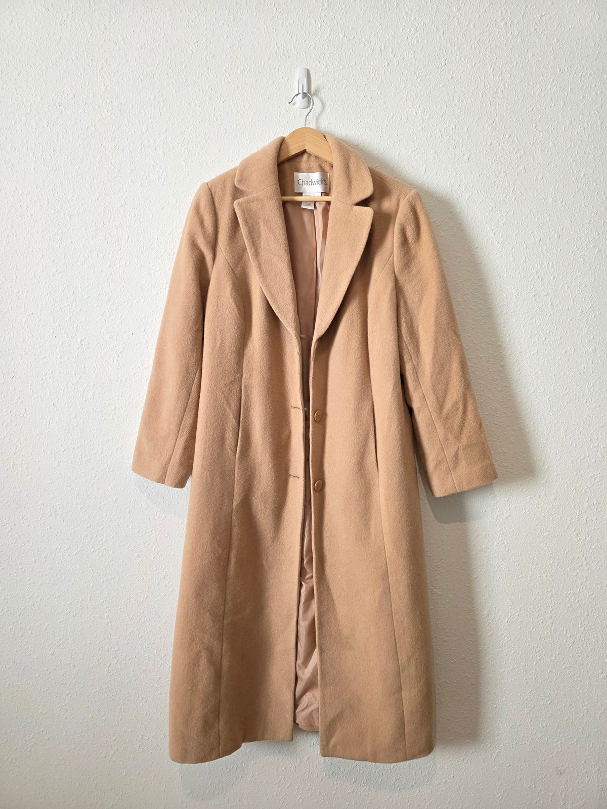 Vintage Long Wool Peacoat (M)