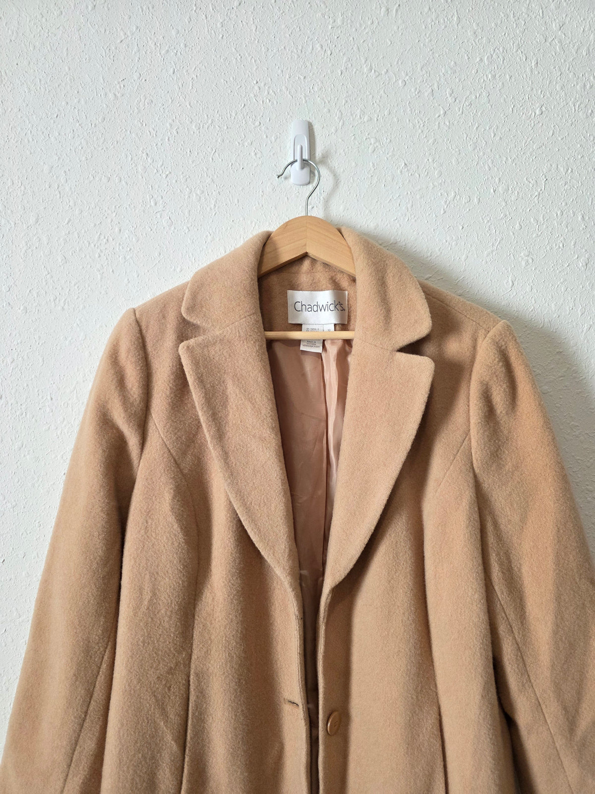 Vintage Long Wool Peacoat (M)