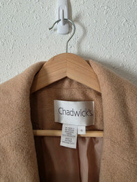 Vintage Long Wool Peacoat (M)
