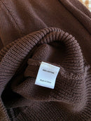 Evereve Chocolate Brown Knit Top (S)