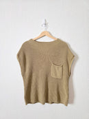 By Together Sage Boxy Knit Top (M)