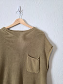 By Together Sage Boxy Knit Top (M)