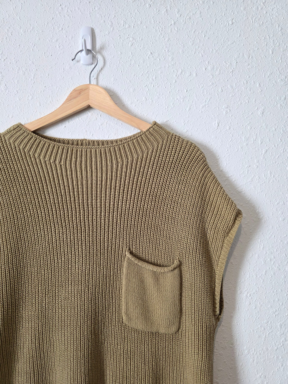 By Together Sage Boxy Knit Top (M)
